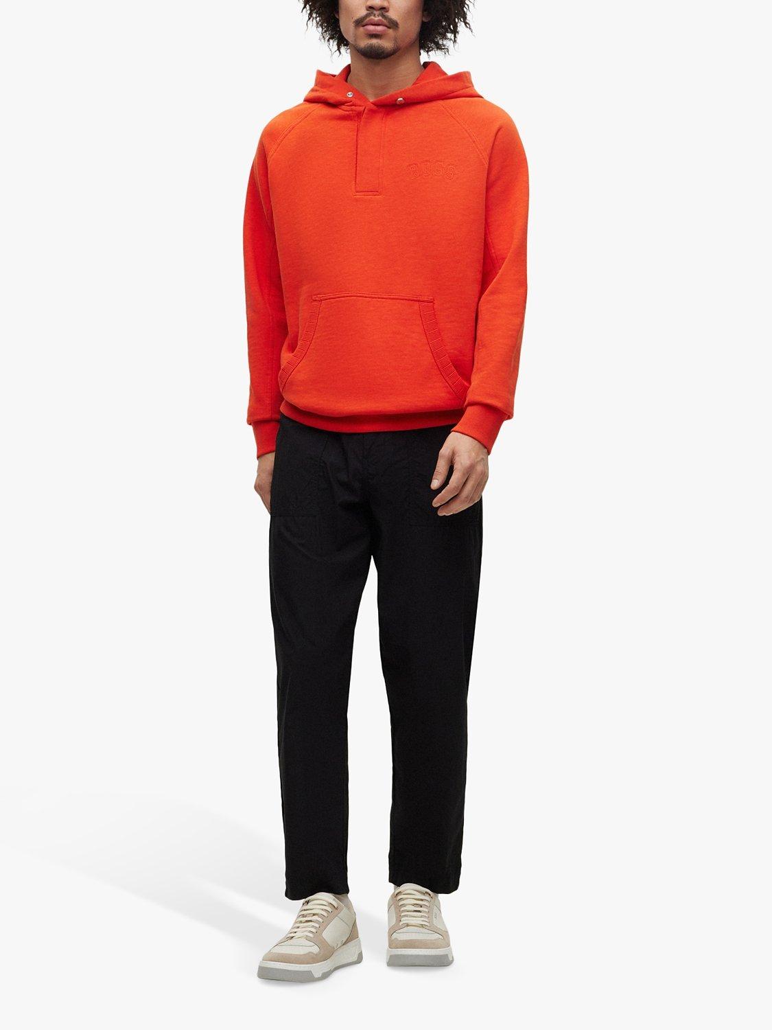 Product image 3 of 5, which shows BOSS Wecollege Cotton Blend Hoodie, Bright Red, XXXL