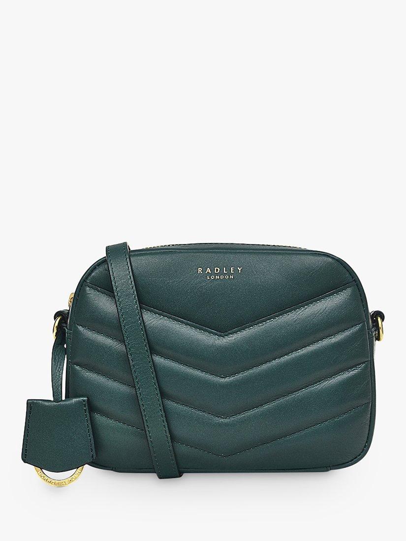 Radley Gordon Road Mini Cross Body Leather Bag, Kale, One Size