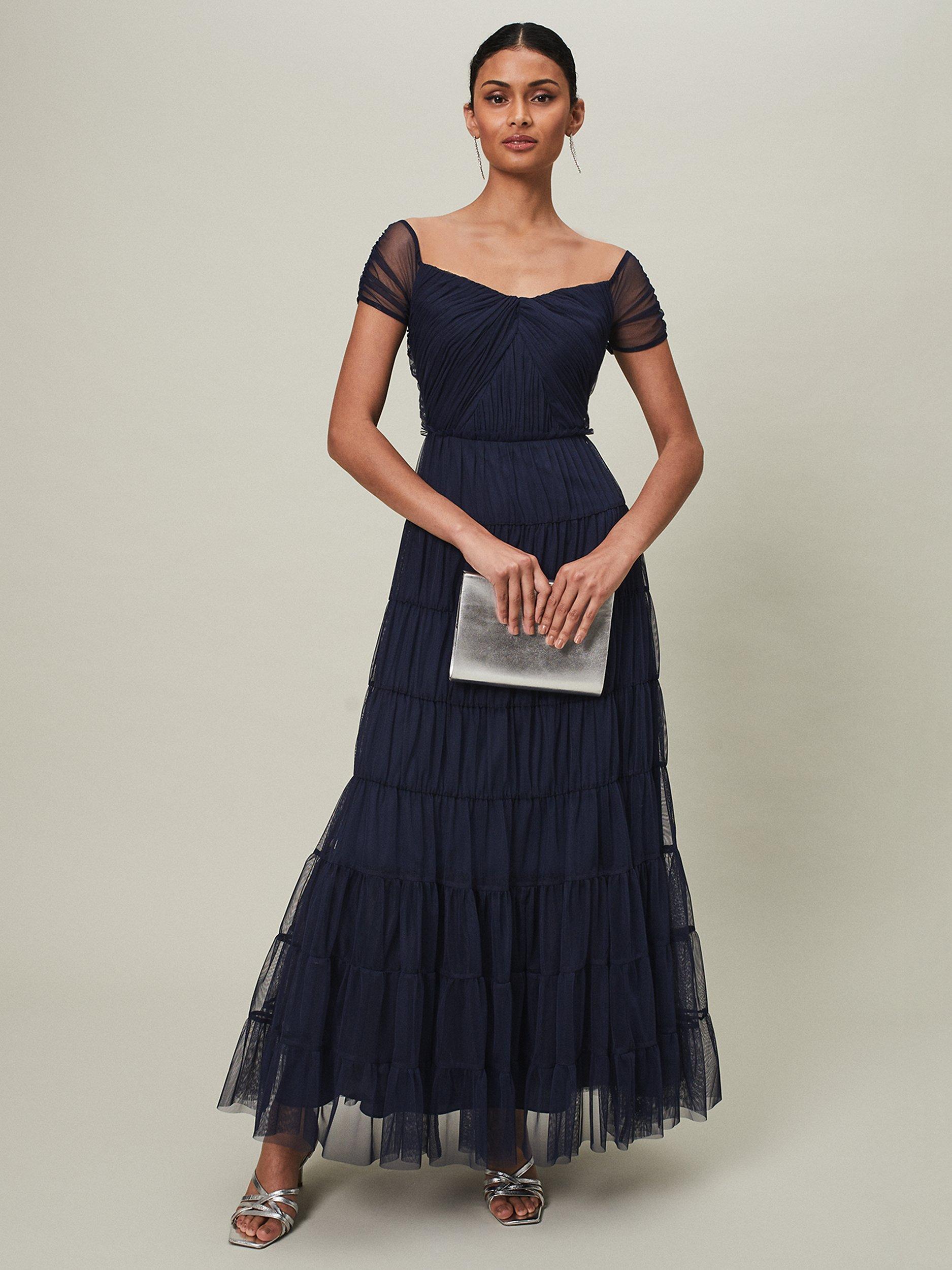 Phase 8 navy dress hotsell