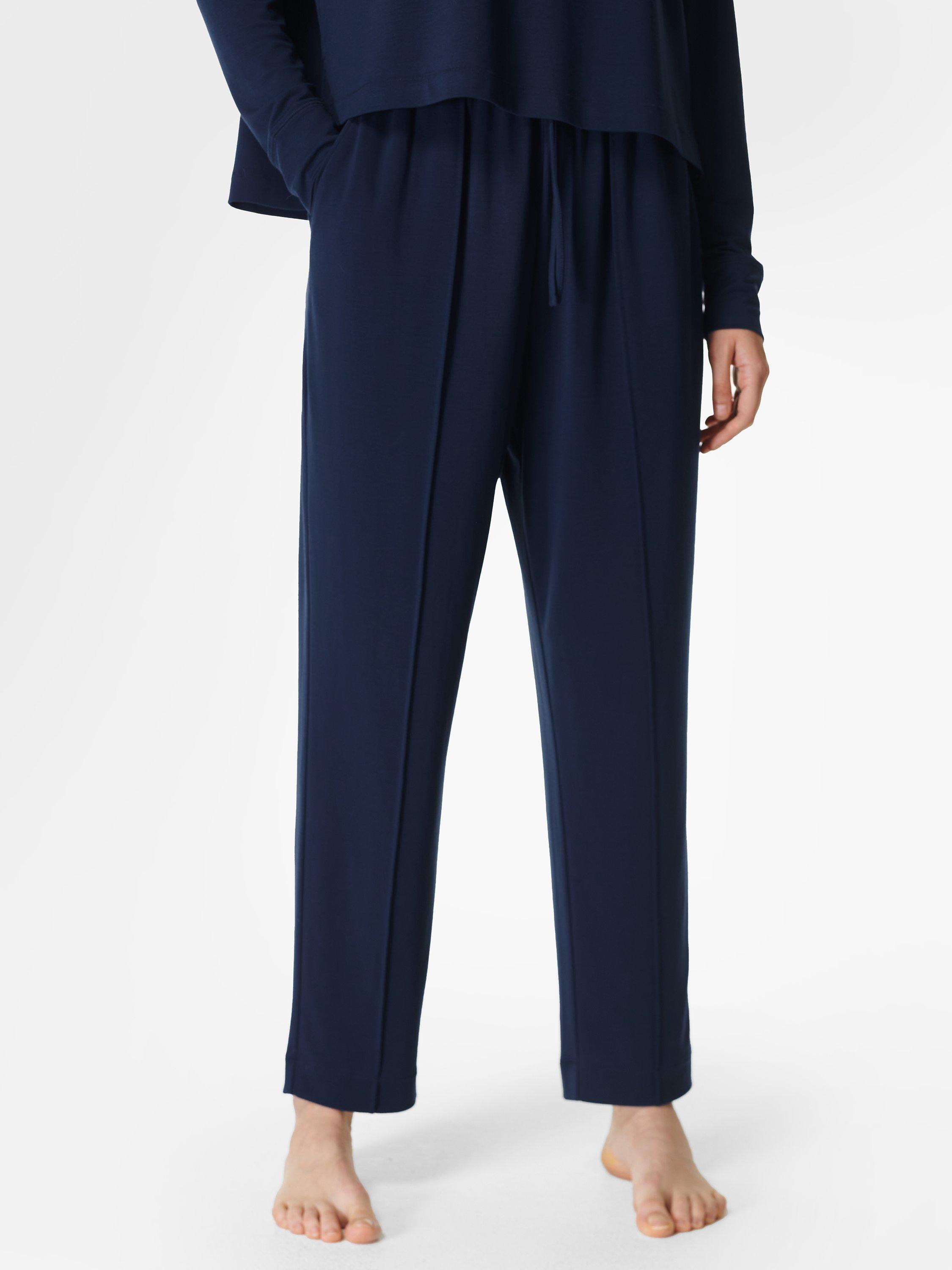 Sweaty Betty Featherweight Pyjama Bottoms, Navy Blue