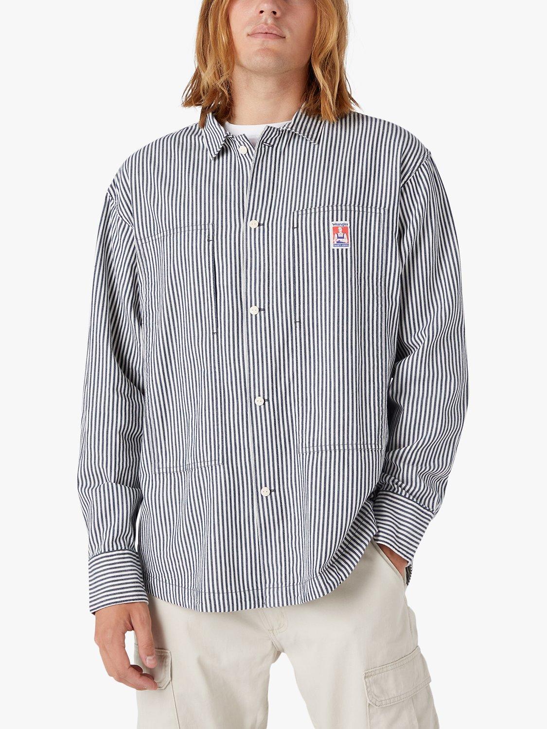 Wrangler Casey Workshirt, Hickory Stripe