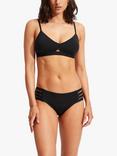 Seafolly Collective Hybrid Bralette Bikini Top, Black