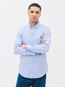 Paul Smith Zebra Badge Tailored Shirt, Blues, Blues