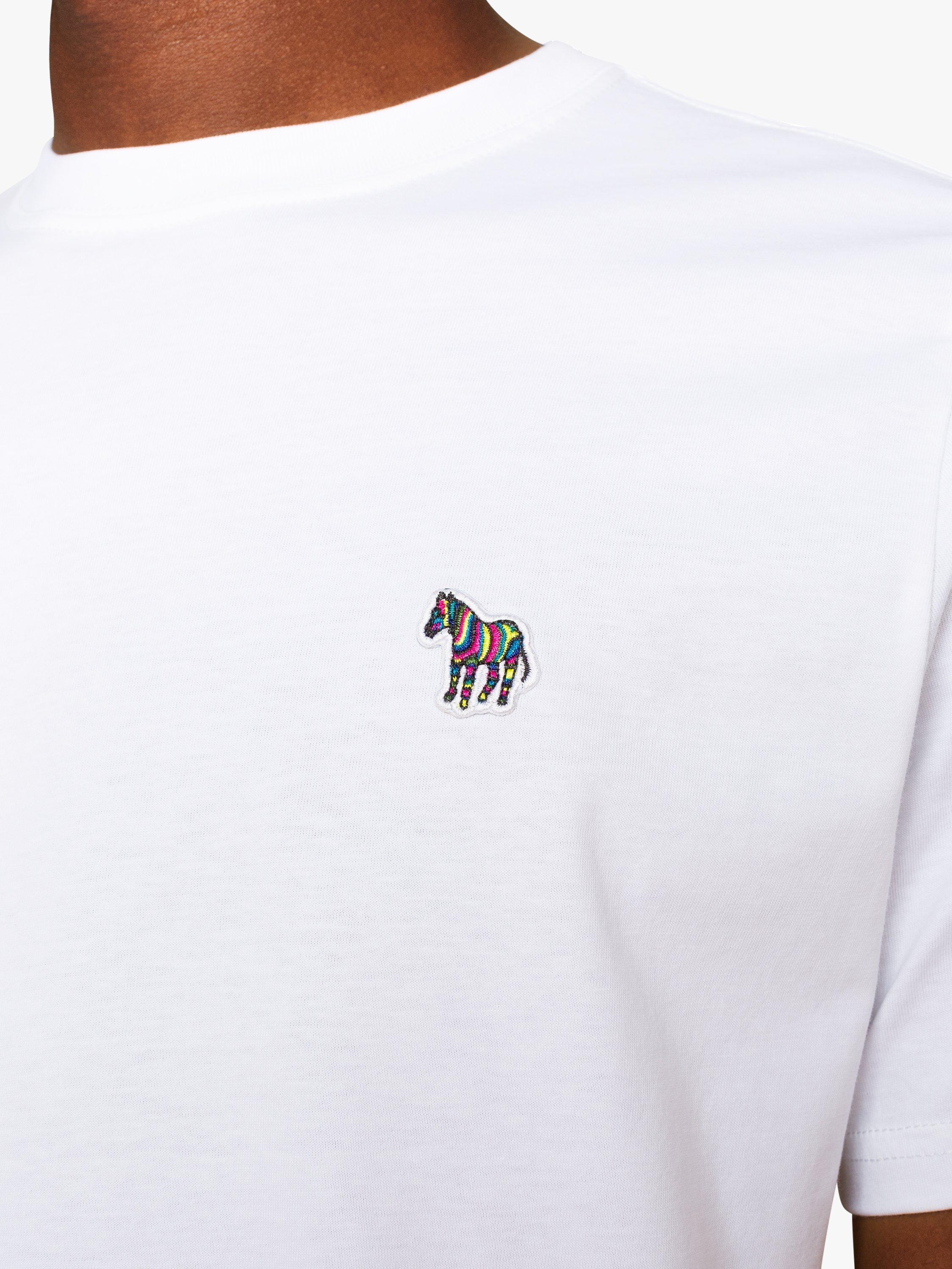 PS Paul Smith Zebra Crew T-Shirt, Whites, S