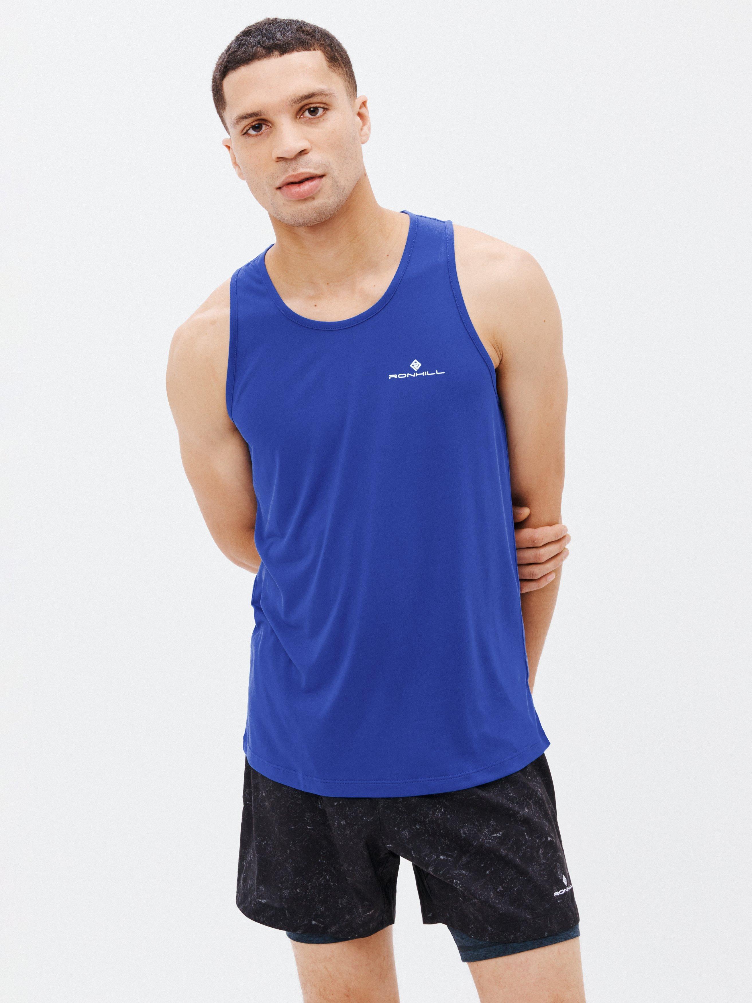 Ronhill Core Running Vest Top, Blue Cobalt
