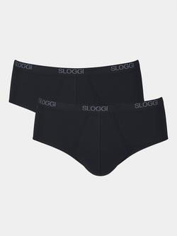 Sloggi BASIC Midi Briefs, Pack of 2 - view 2, Black