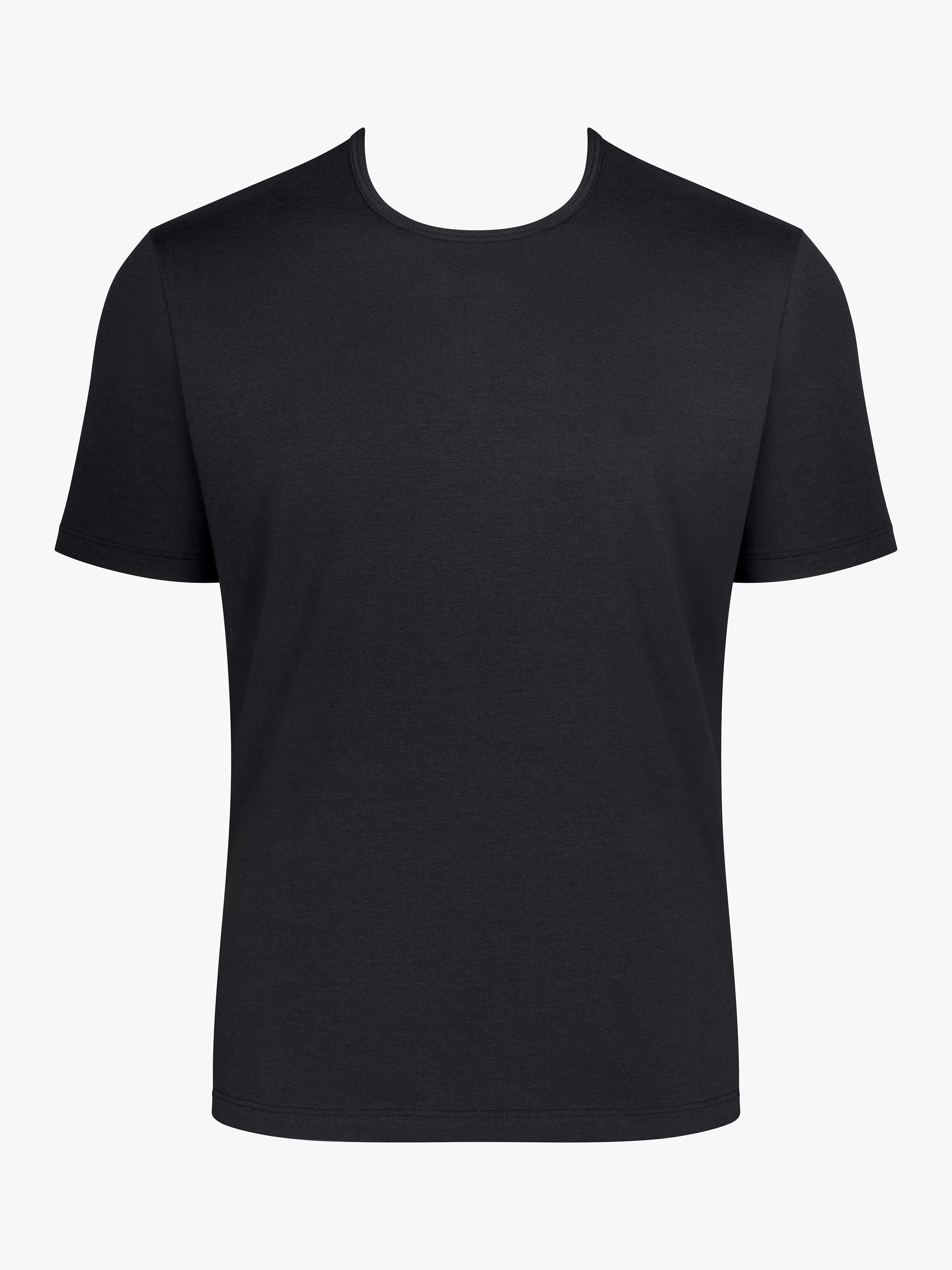 Product image 3 of 3, which shows sloggi GO Jersey Short Sleeve Lounge T-Shirt, Black, M