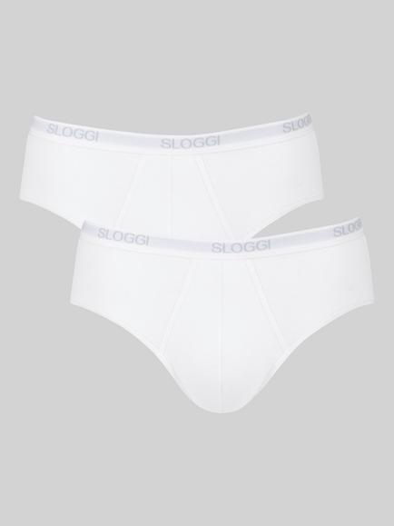 Sloggi BASIC Midi Briefs, Pack of 2 - view 2, White