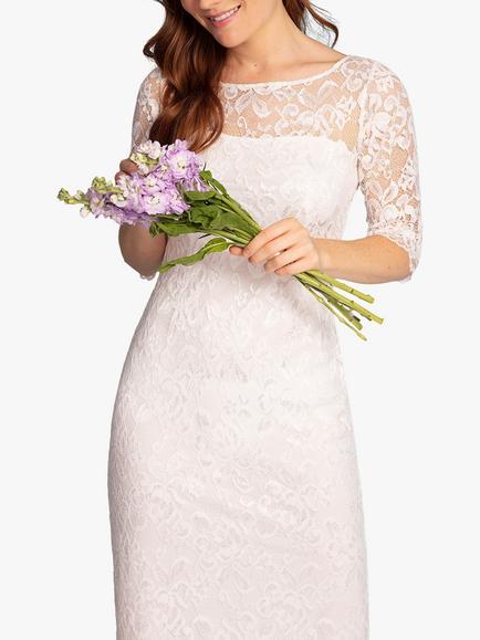 Alie Street Lila Lace Wedding Dress - view 2, Ivory