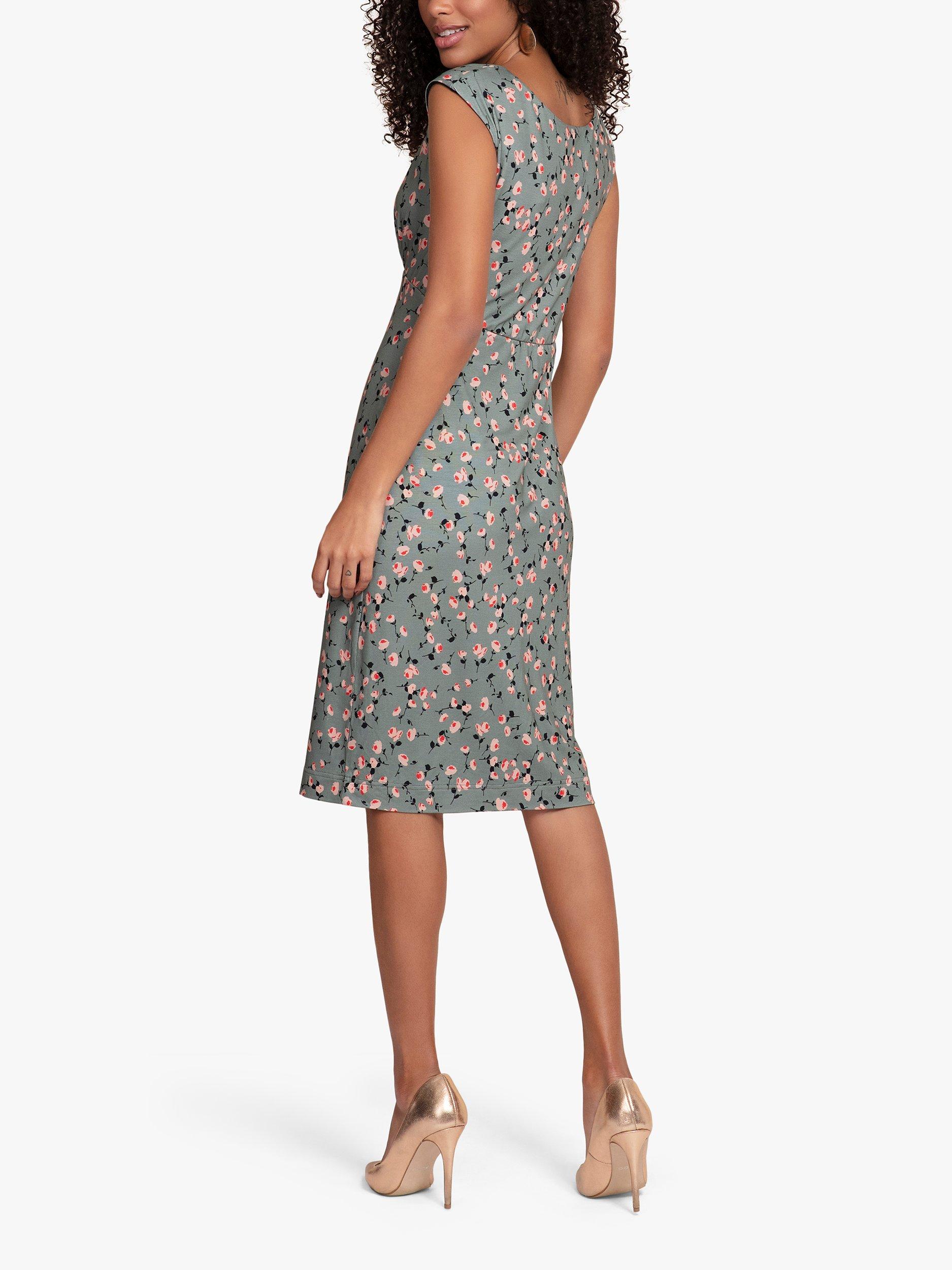 Alie Street Pippa Shift Dress, Ditsy Floral Olive