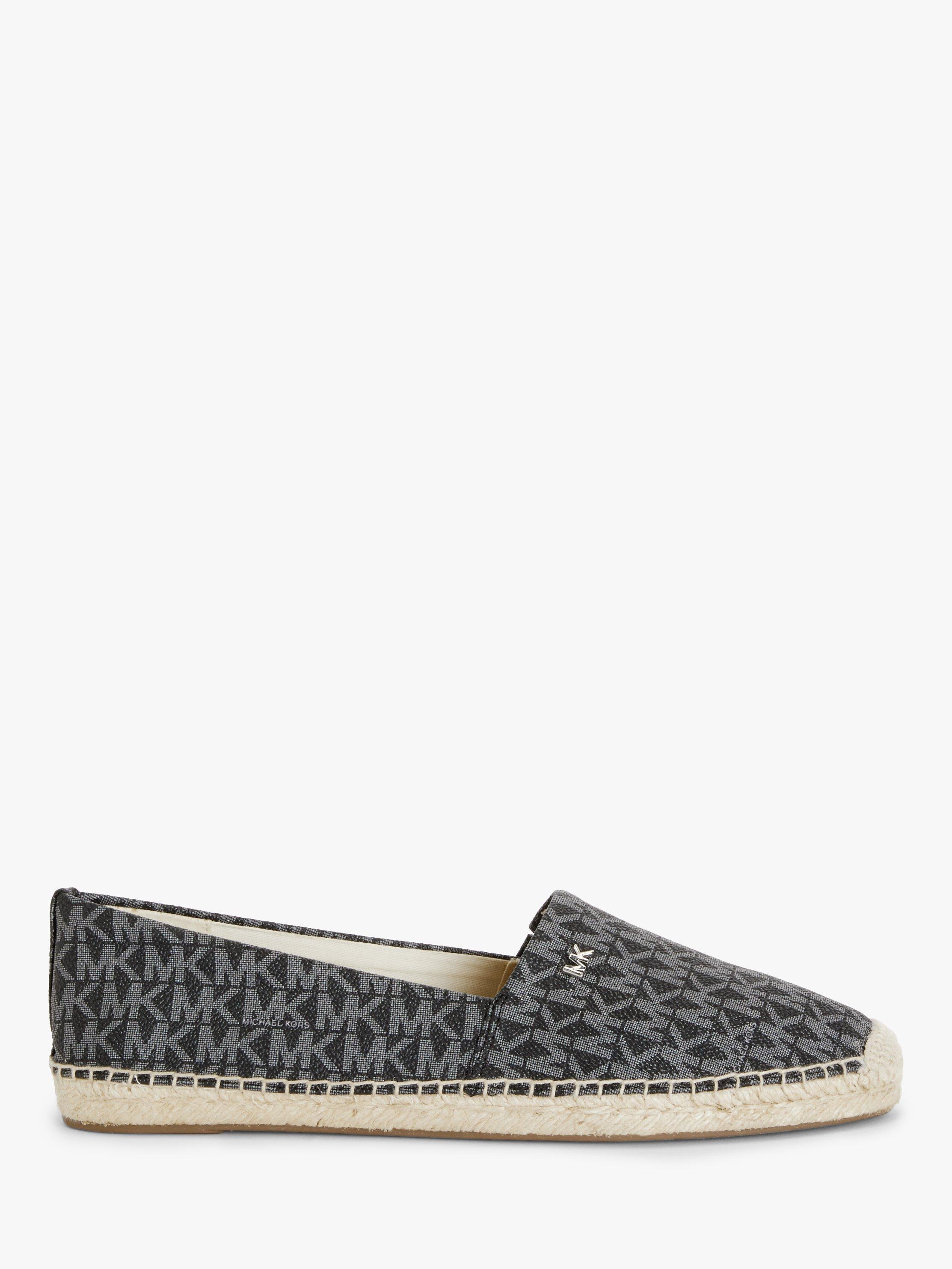 MICHAEL Michael Kors Kendrick Monogram Espadrilles, Black, 7
