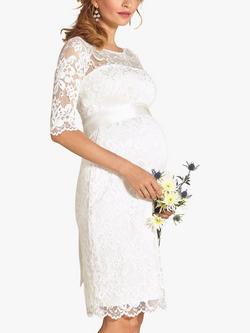 Tiffany Rose Amelia Lace Maternity Wedding Dress - view 2, Ivory