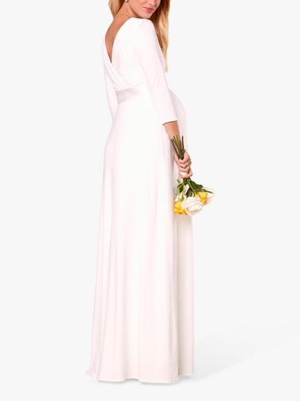 Tiffany Rose Willow Maternity Wedding Dress - view 2, Ivory