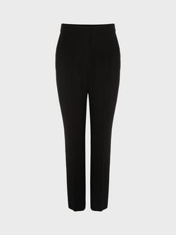 Hobbs Petite Mel Tapered Trousers, Black - view 2, Black
