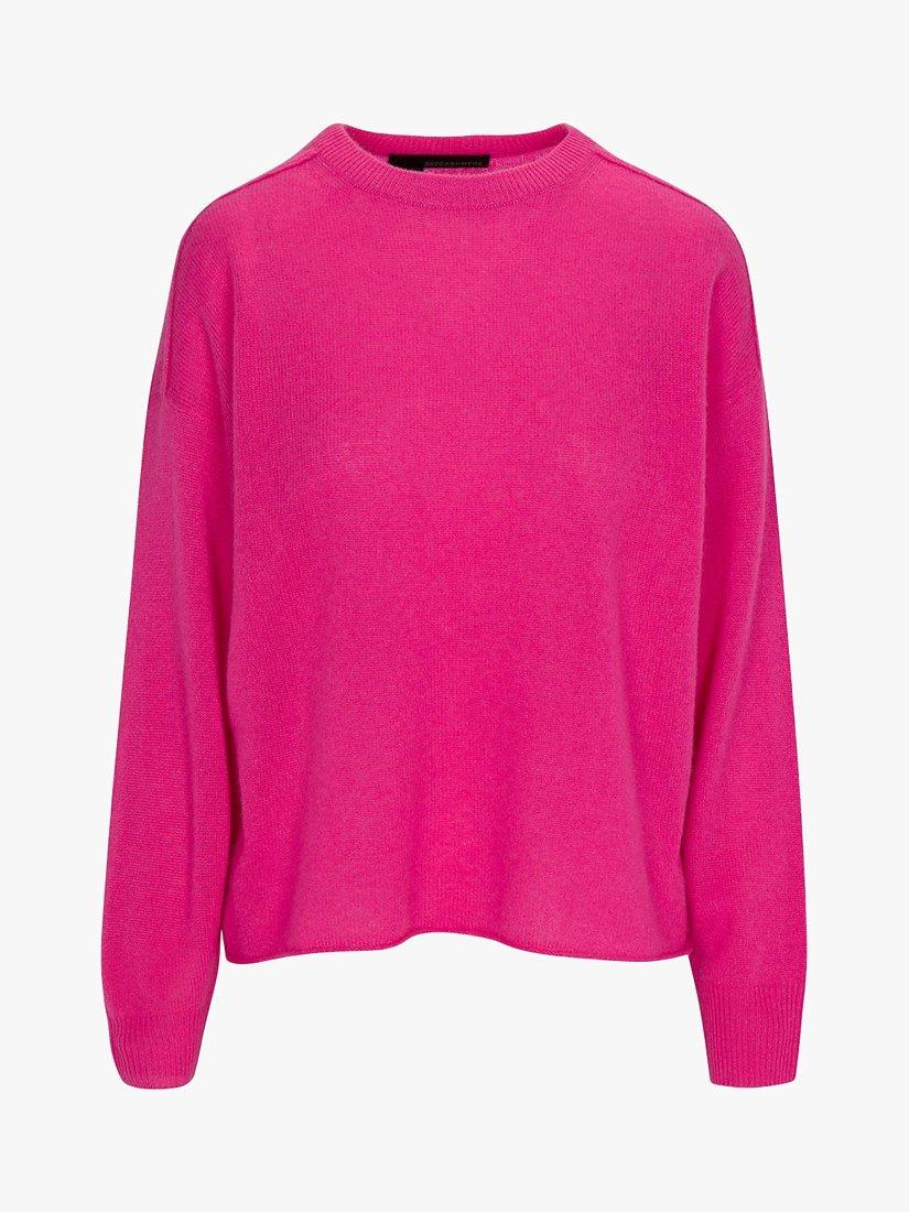 360 Sweater Elaine Plain Cashmere Jumper, Peony