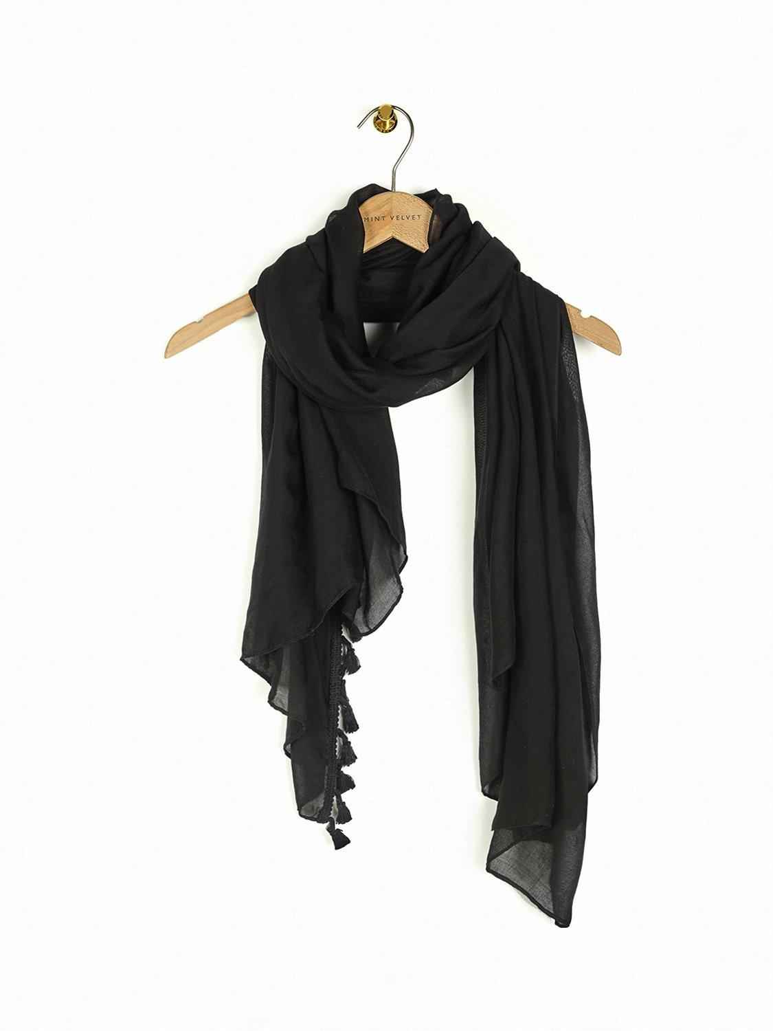 Mint Velvet Tassel Lightweight Scarf