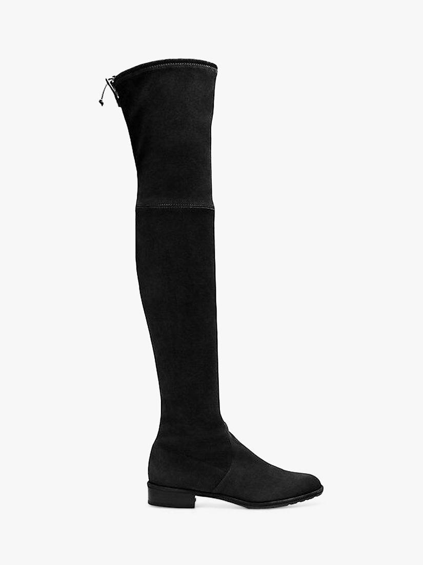 Stuart weitzman black suede booties on sale