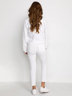 KAFFE Zelina Denim Jacket - view 2, Chalk