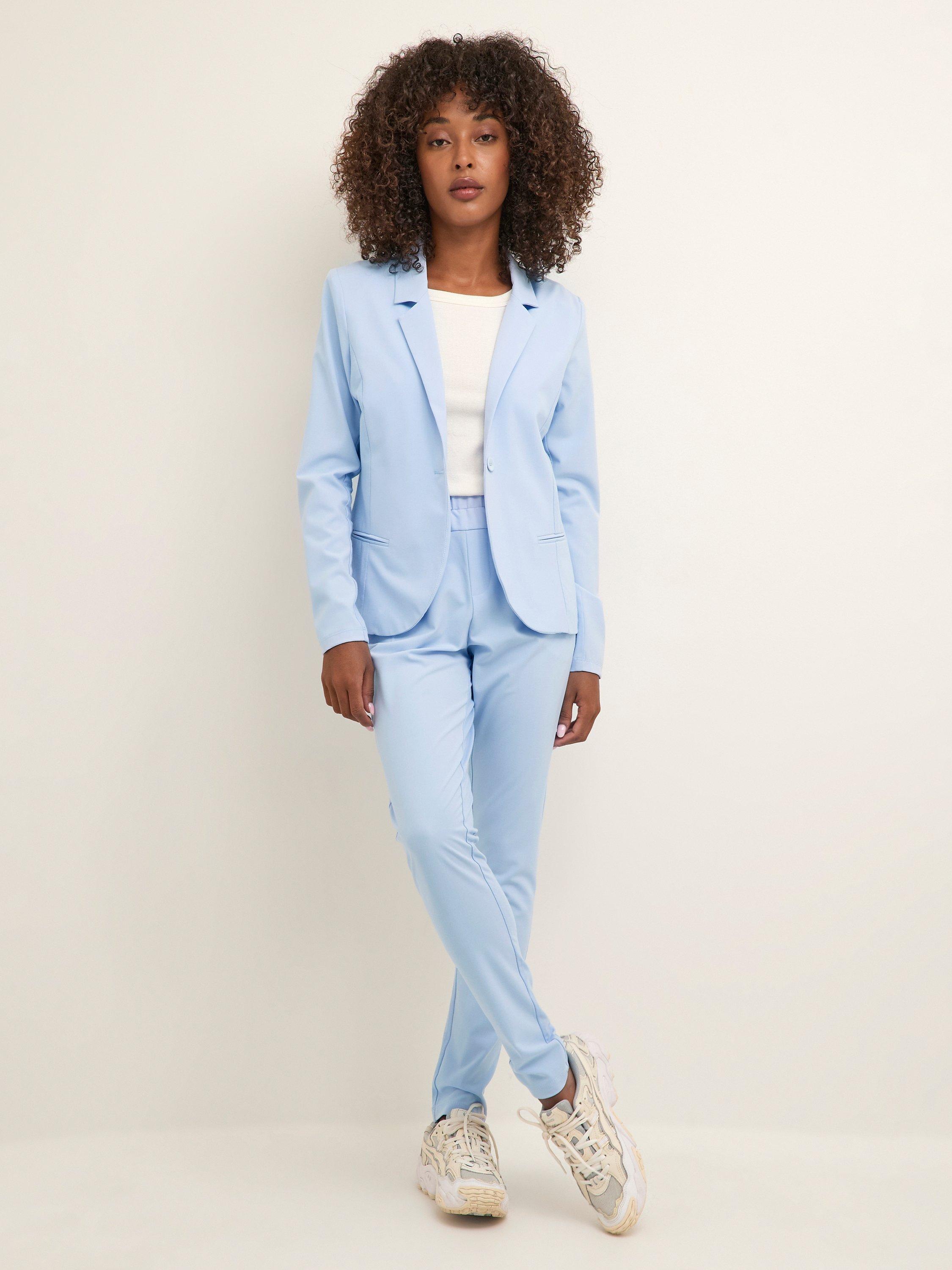 KAFFE Jillian Single Breasted Blazer, Windsurfer