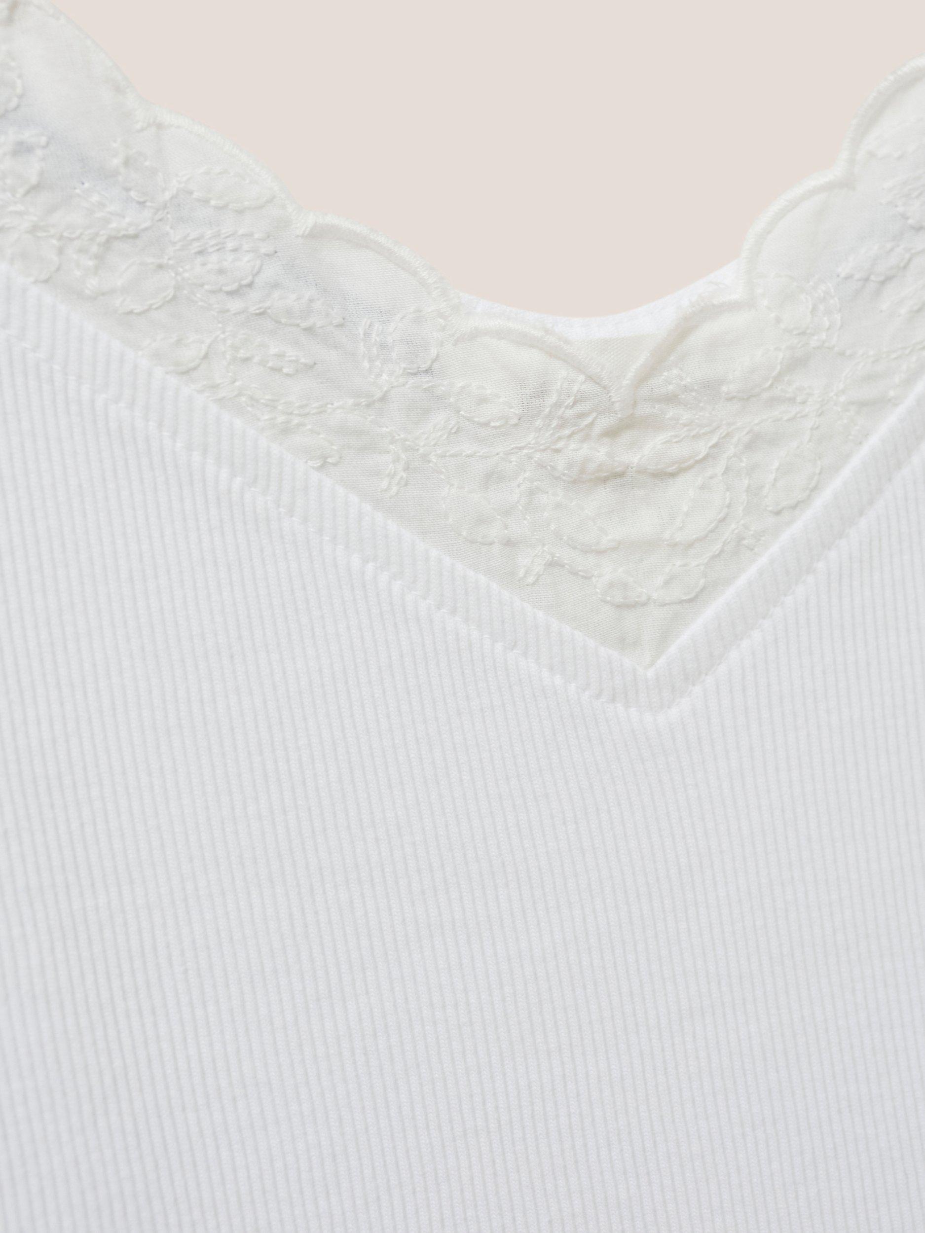 Product image 5 of 6, which shows White Stuff Sea Breeze Vest Top, Bril White, 6