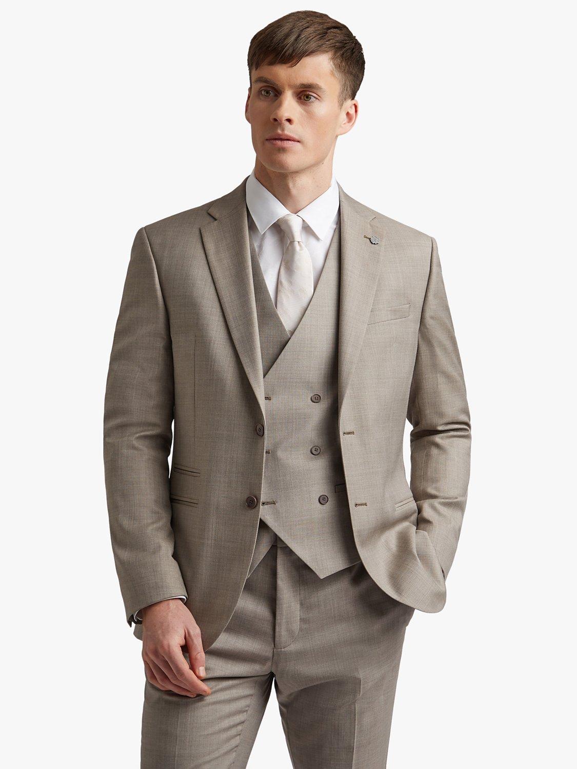 Ted Baker Arran Sharkskin Suit Jacket, Oatmeal