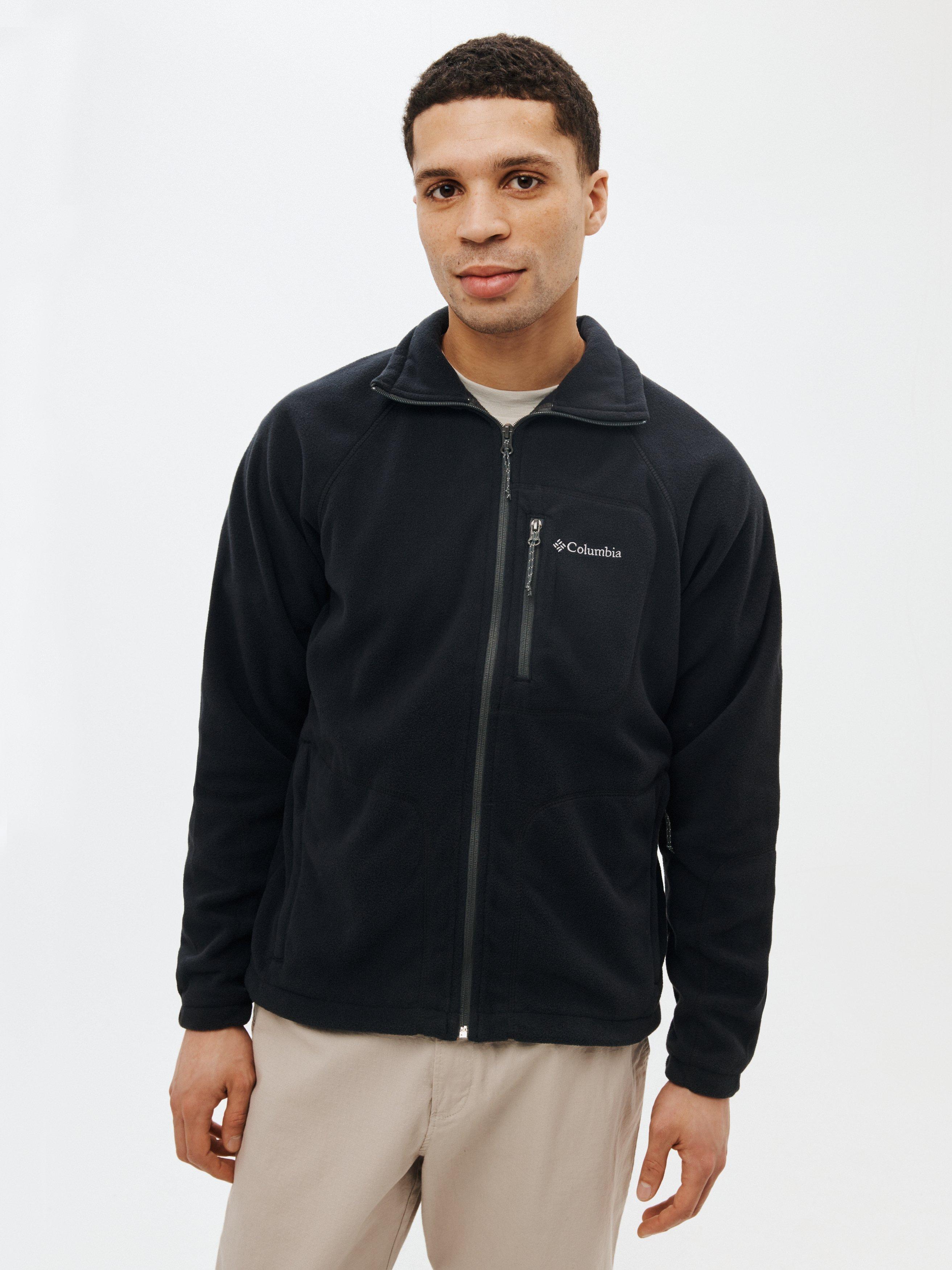 Columbia Men's Fast Trek Microfleece Top, Black