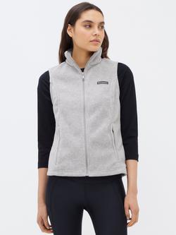 Columbia Benton Classic Fit Fleece Gilet, Cirrus Grey Heather, Cirrus Grey Heather