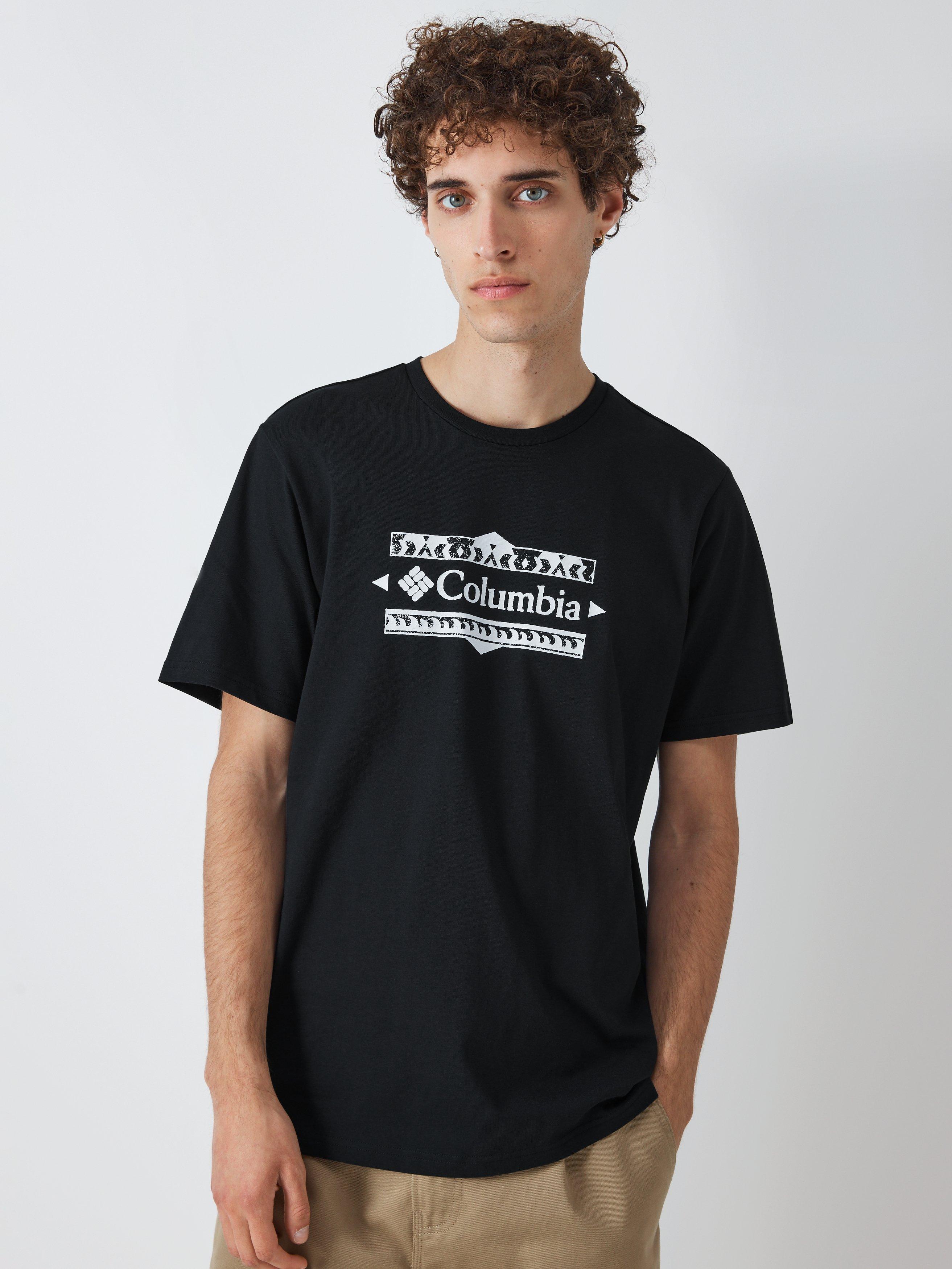 Columbia Explorers Bordered Logo T-Shirt, Black