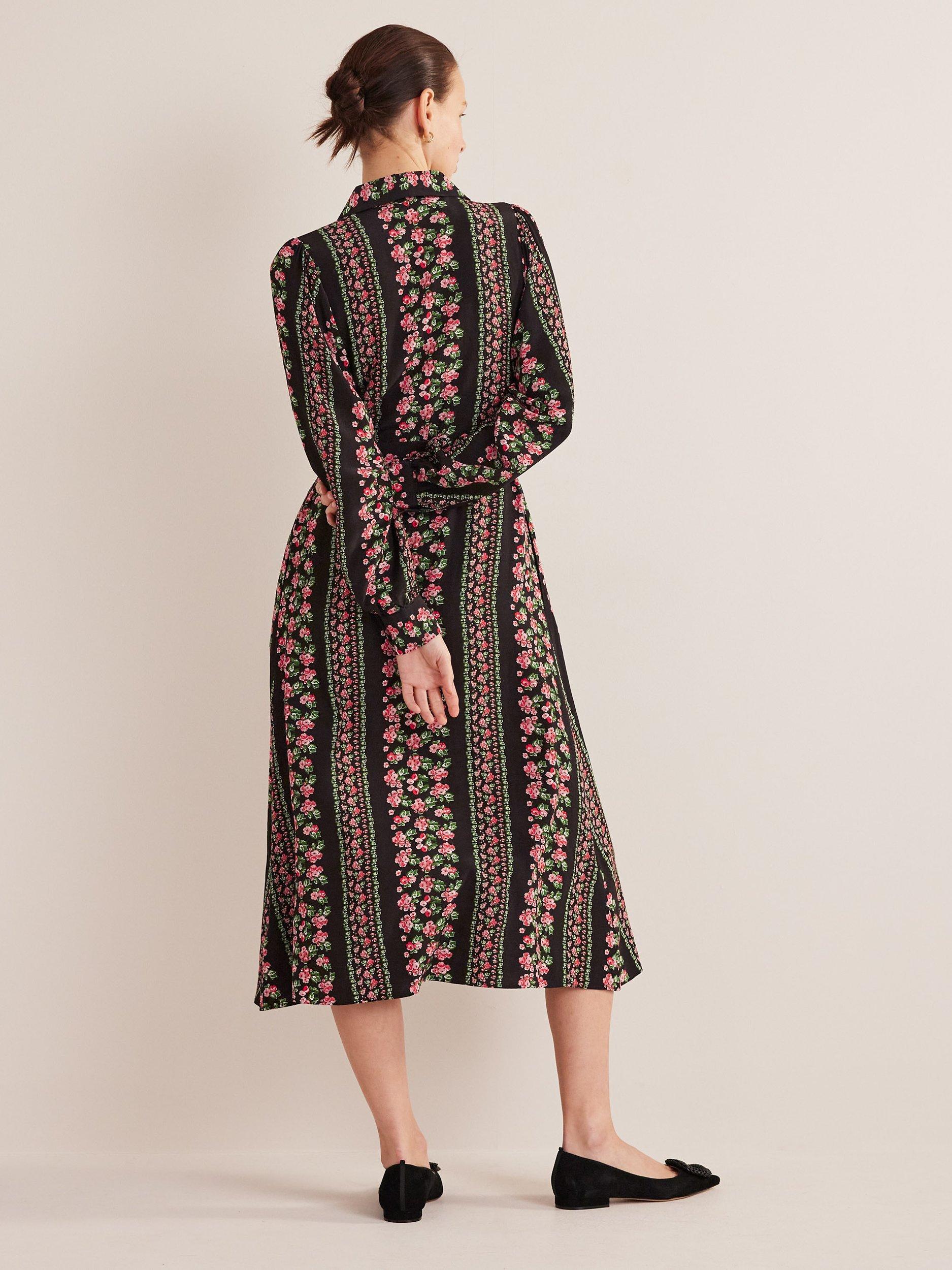 Boden Midi Shirt Dress, Black