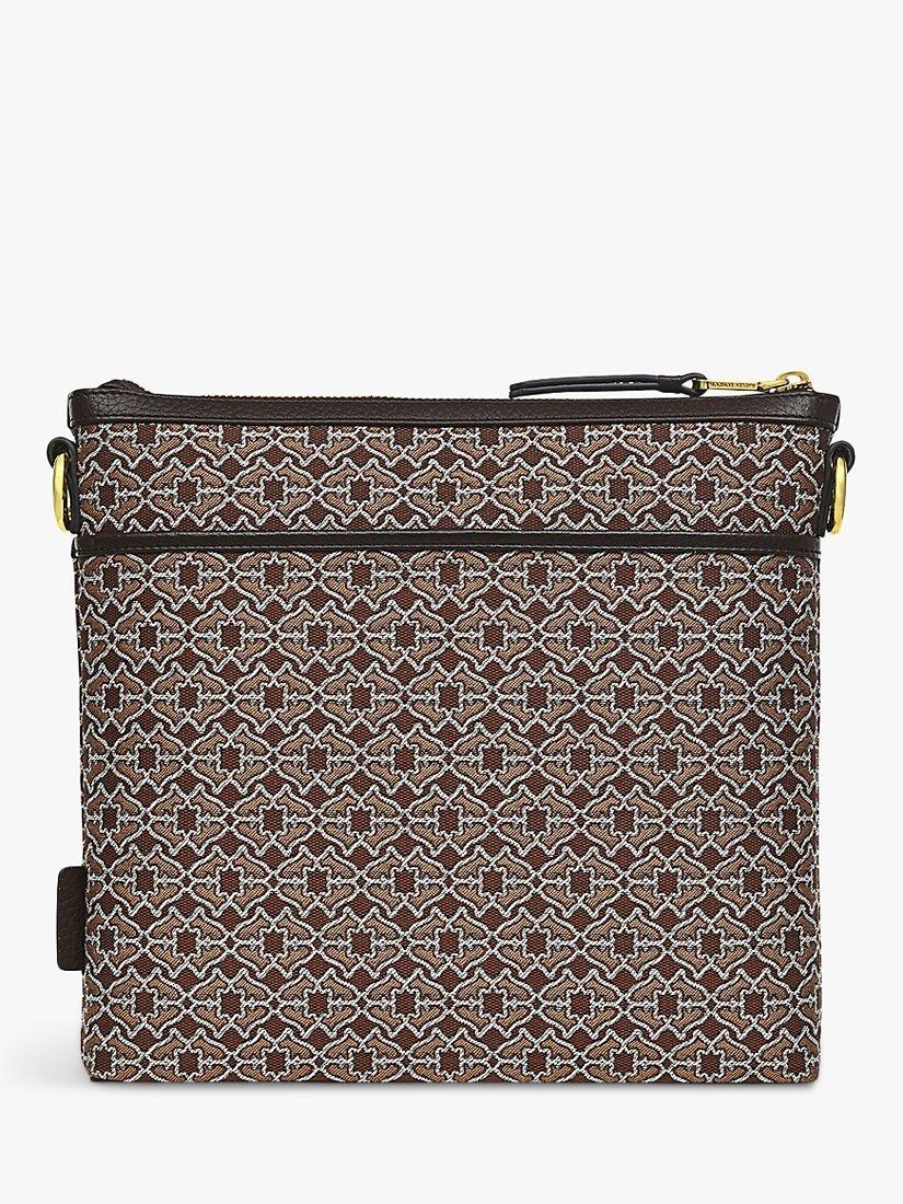 Product image 2 of 3, which shows Radley Pockets 2.0 Medium Heirloom Jacquard Cross Body Bag, Tortoise