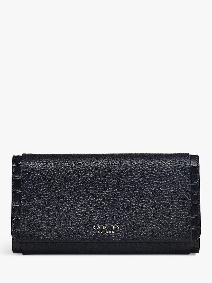 Radley Baylis Road 2.0 Faux Croc Large Flapover Matinee Purse, Black, One Size