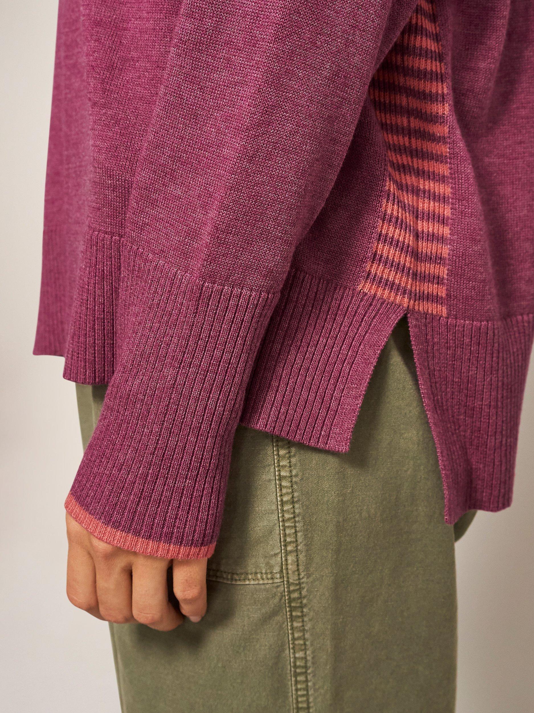 Product image 2 of 7, which shows White Stuff Olive Jumper, Bright Pink, 6