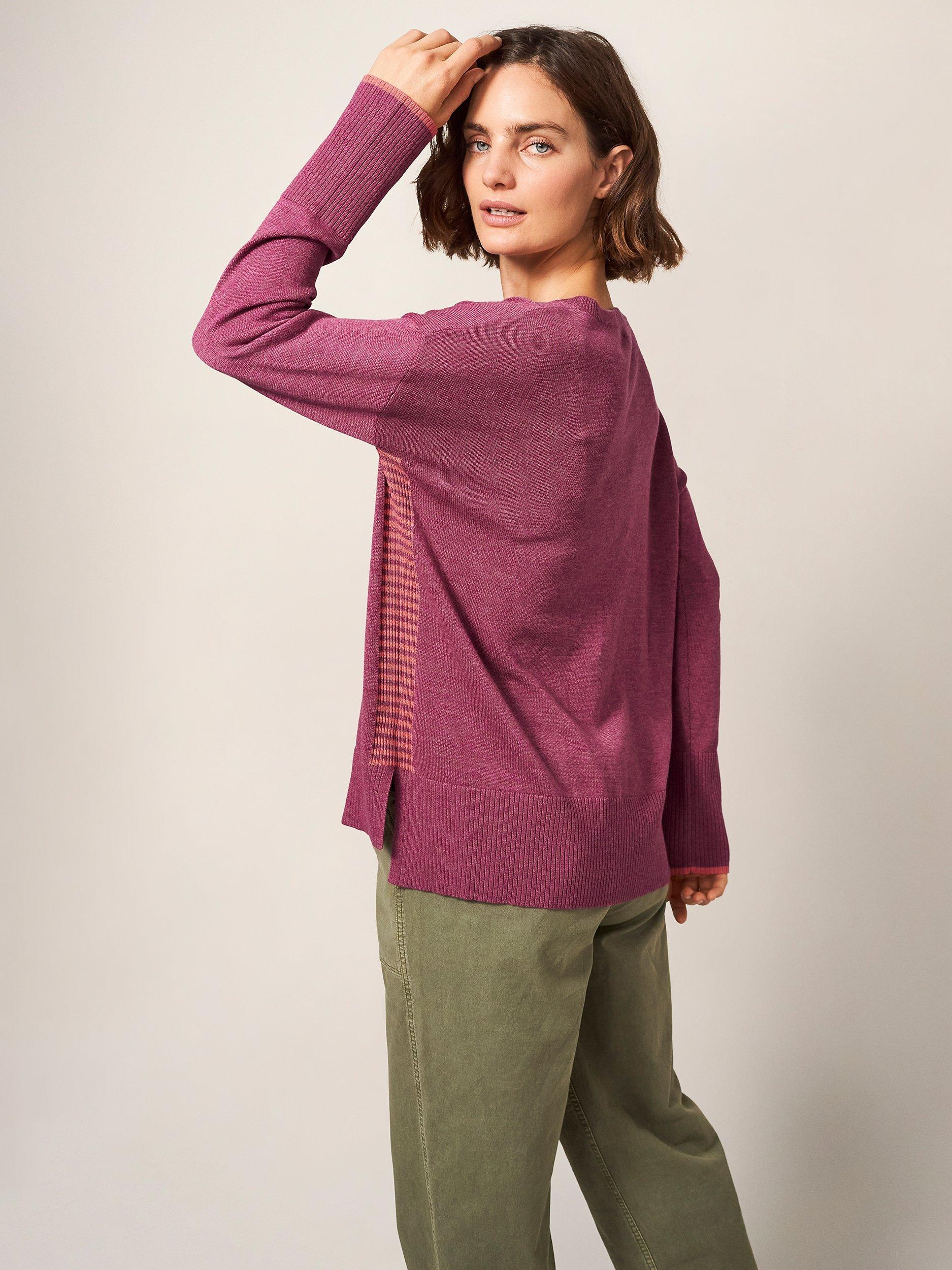 Product image 3 of 7, which shows White Stuff Olive Jumper, Bright Pink, 6