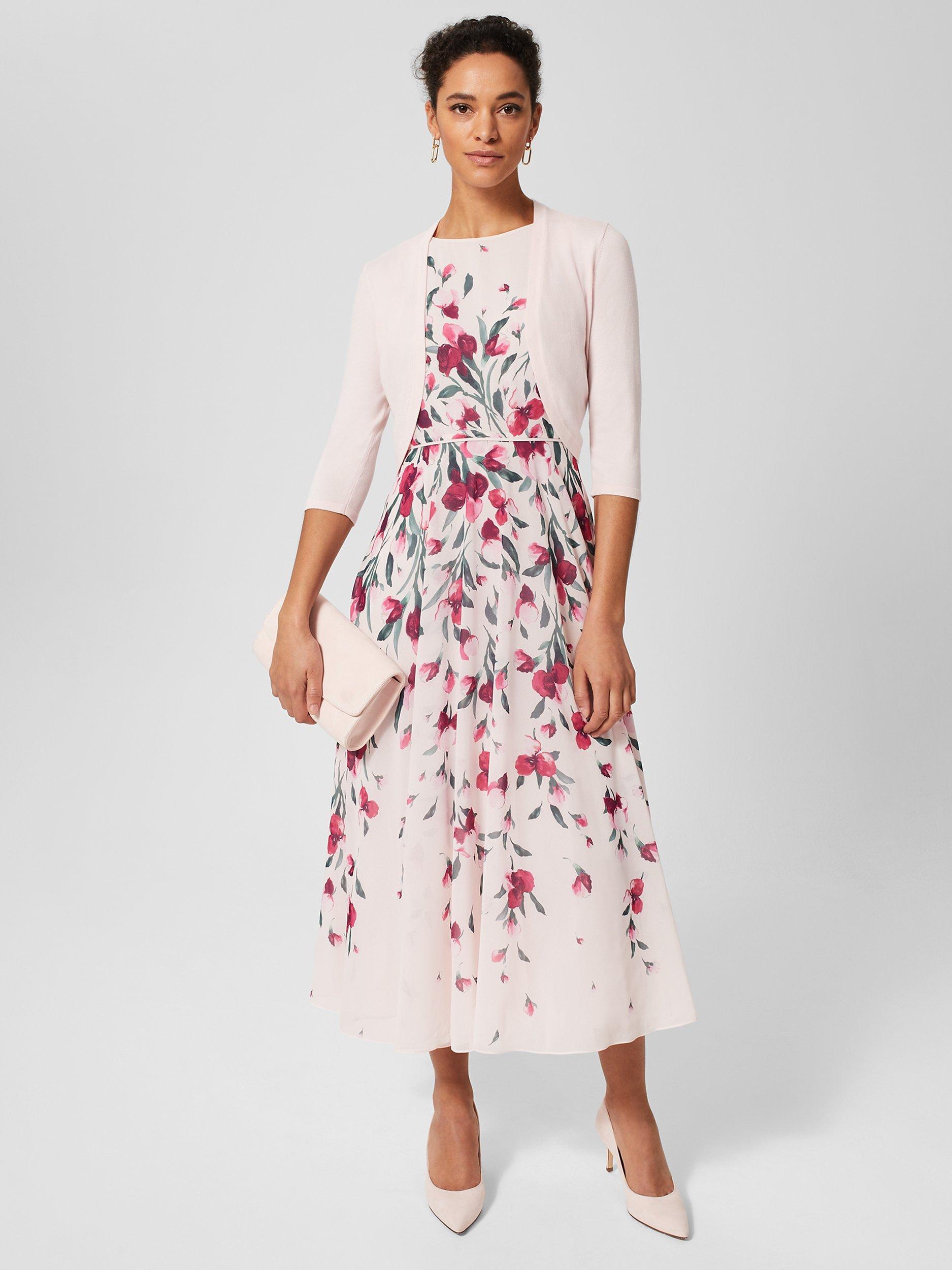 Product image 3 of 5, which shows Hobbs Carrie Bolero, Pale Pink, XS