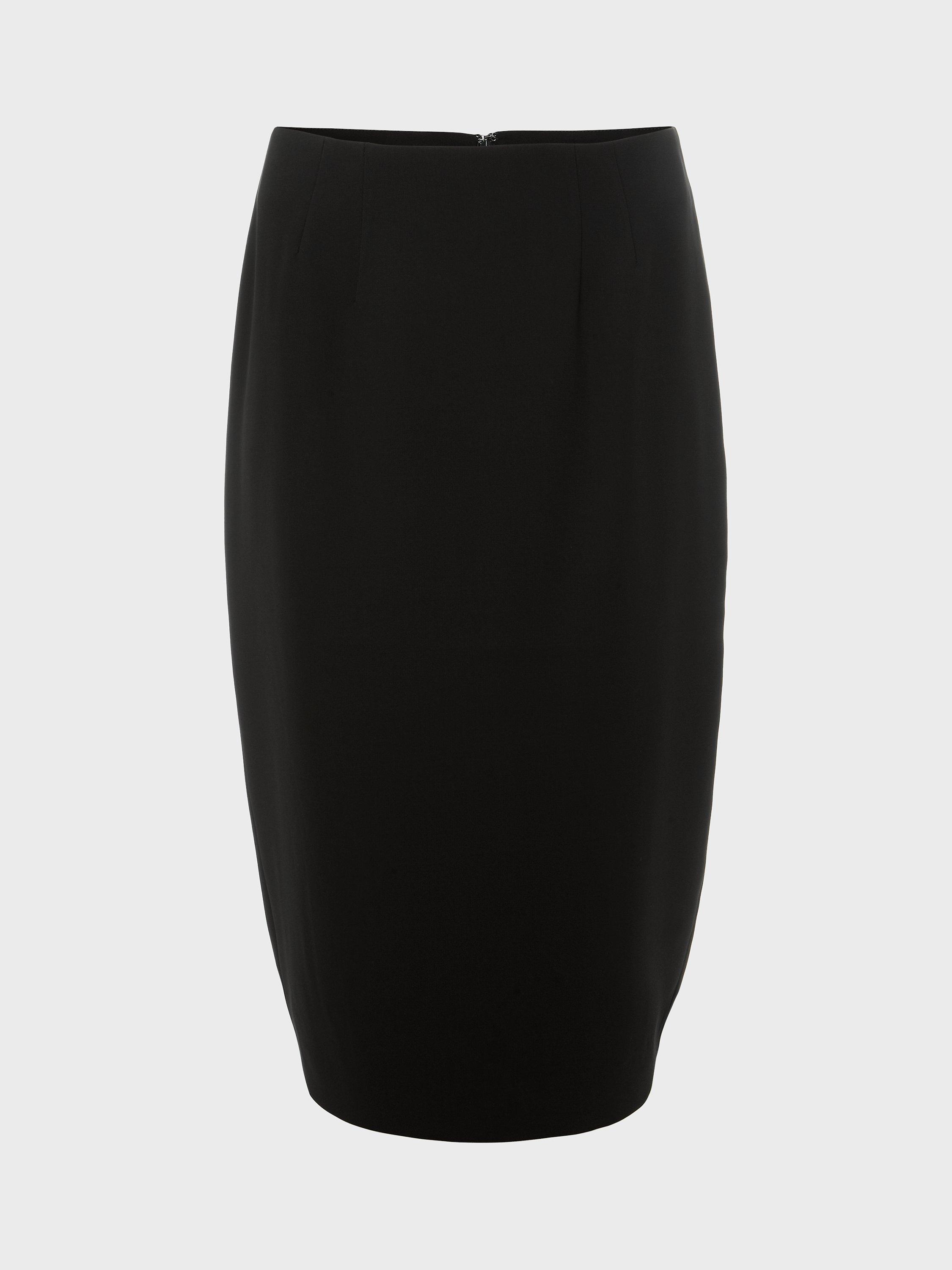 Product image 5 of 5, which shows Hobbs Mel Pencil Knee Length Skirt, Black, 6