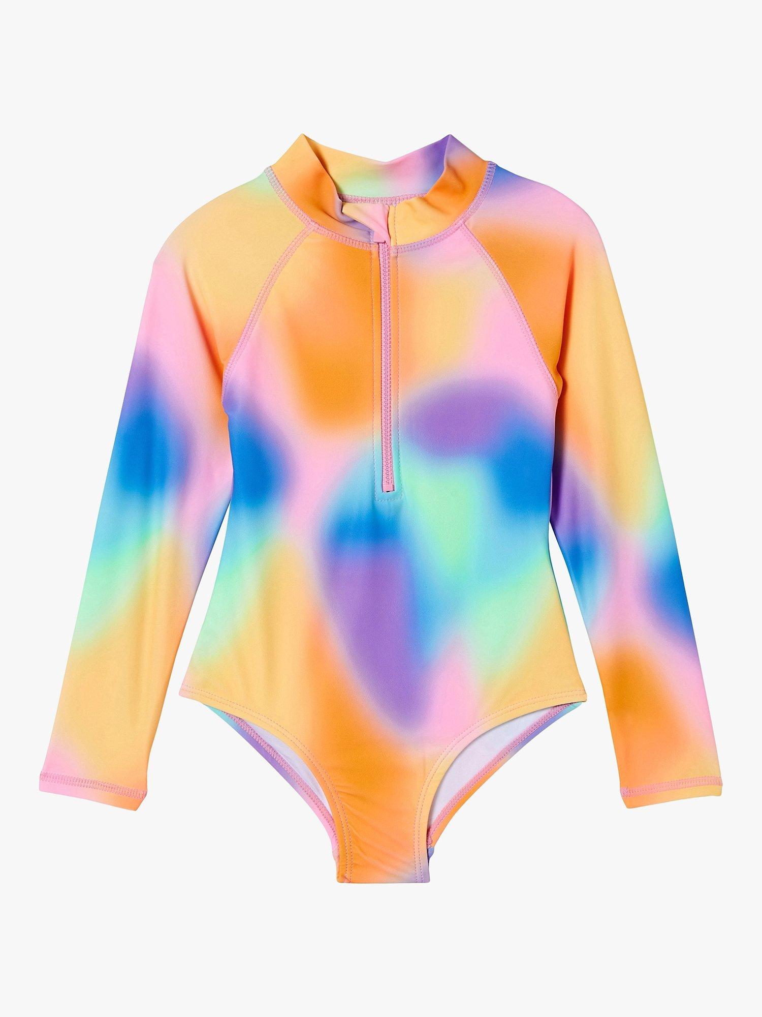 Cotton On Kids' Kerrie Long Sleeve Swimsuit, Multi