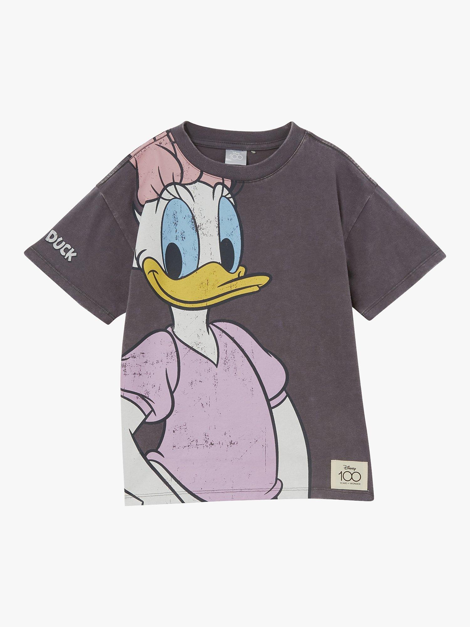 Cotton On Kids' Daisy Duck T-Shirt, Grey