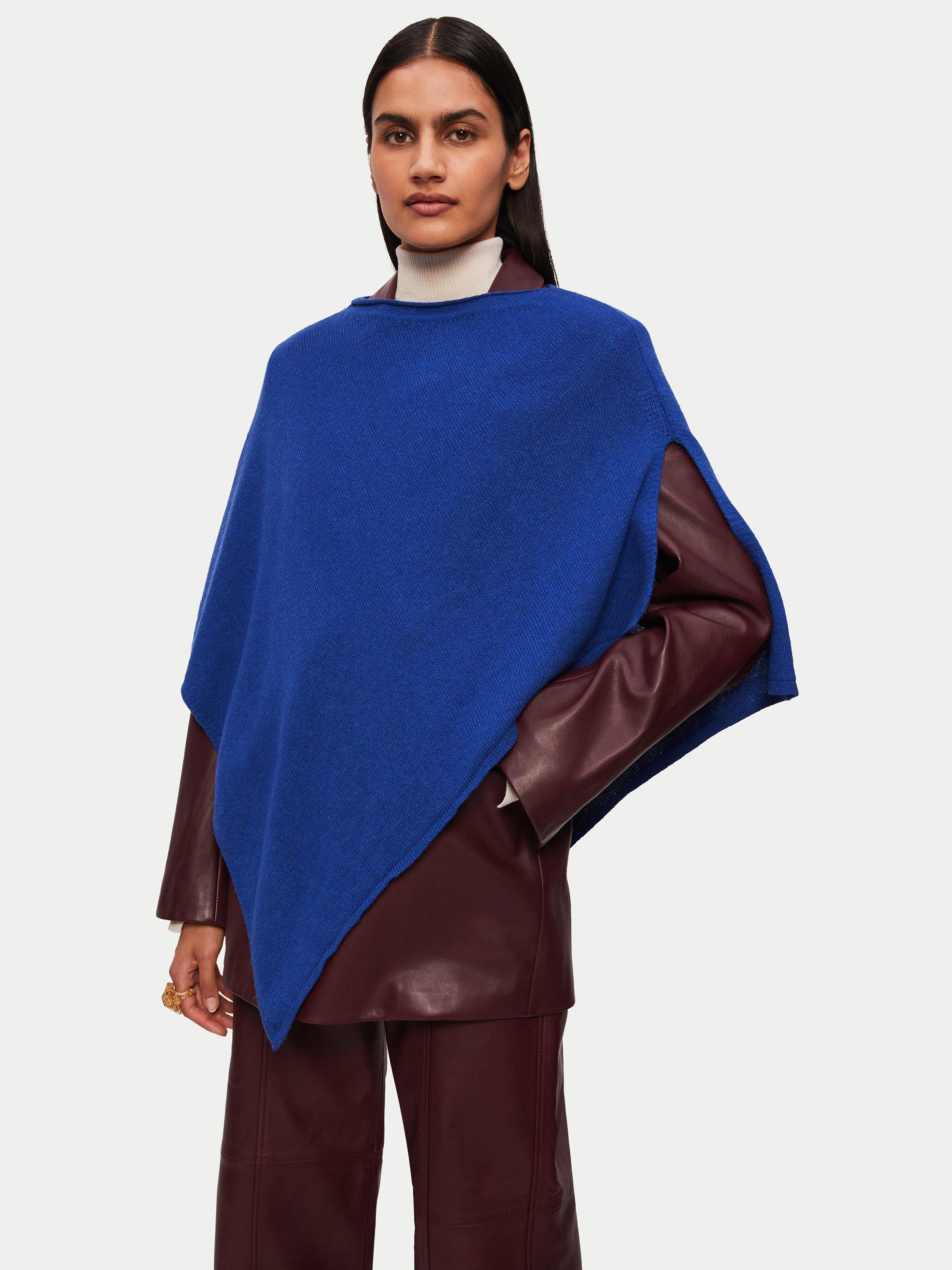 Jigsaw Wool Cashmere Blend Poncho