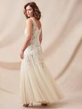 Phase Eight Milana Embellished Wedding Dress, Parchment