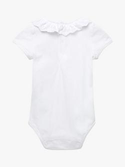 Trotters Baby Katie Anglaise Short Sleeve Bodysuit, White - view 2, White