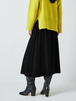 John Lewis Jersey Midi Skirt - view 2, Black