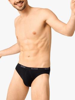 Sloggi BASIC Mini Briefs, Pack of 2, Black