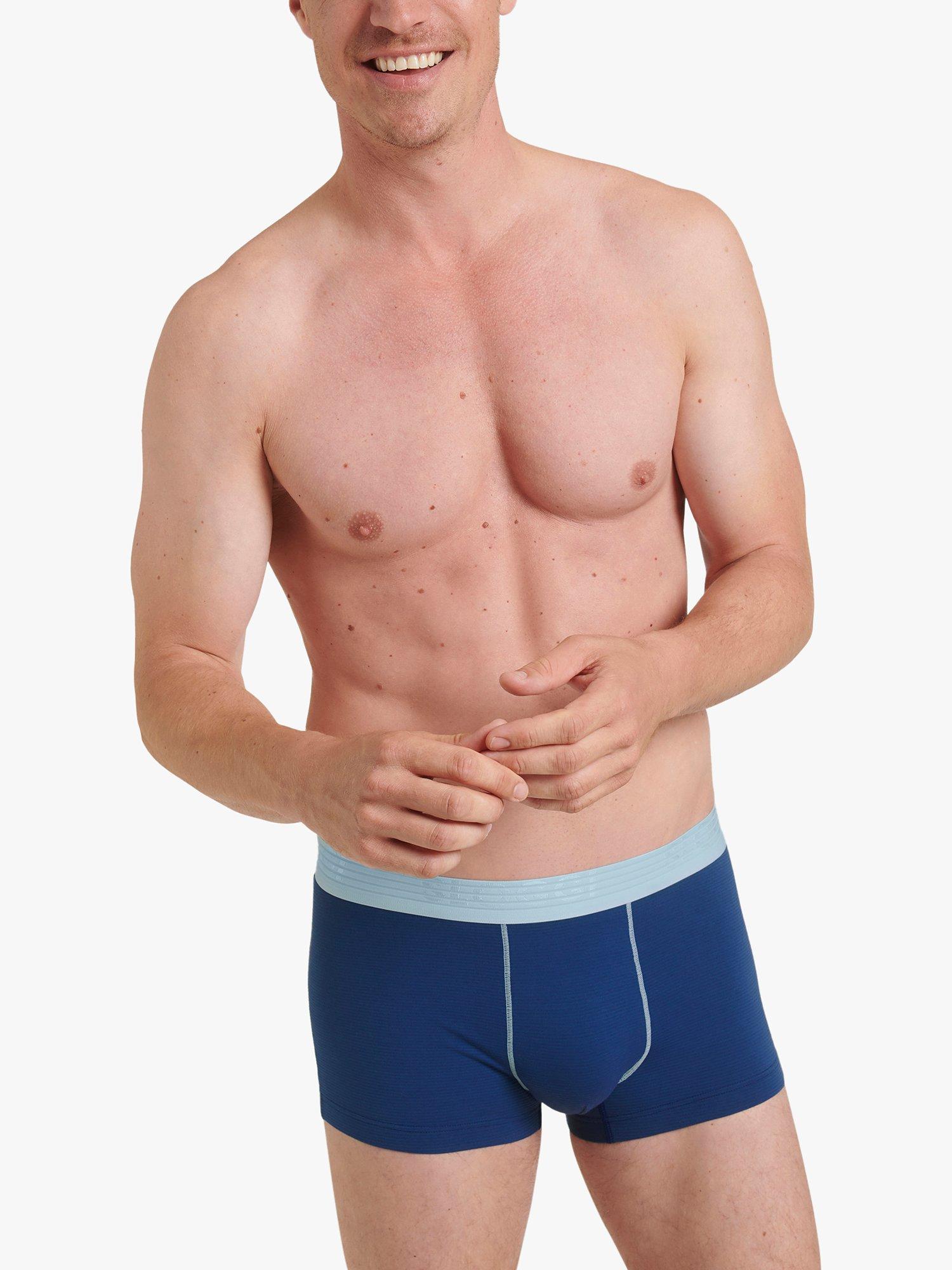 sloggi EVER Cool Cotton Stretch Briefs, Pack of 2, Blue - Dark Combi