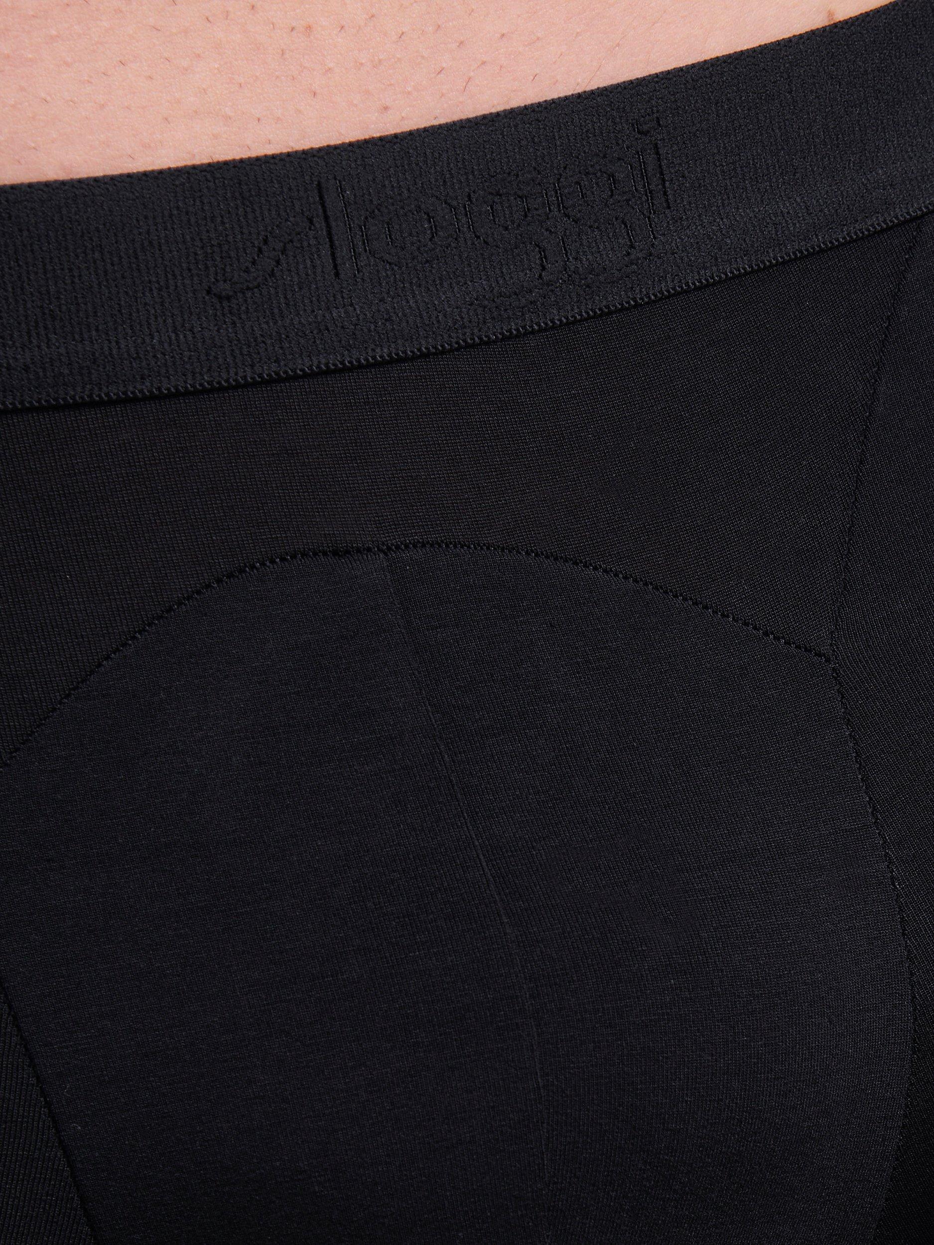 Product image 4 of 5, which shows sloggi EVER Cool Cotton Stretch Hipster Trunks, Pack of 2, Black, S