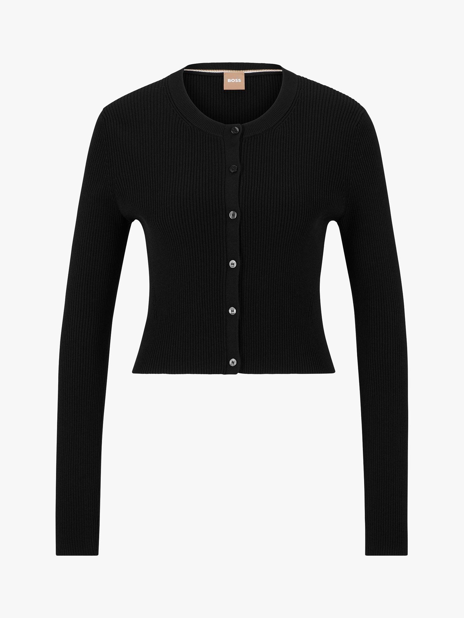 Product image 4 of 5, which shows HUGO BOSS Fahara Cardigan, Black, XL