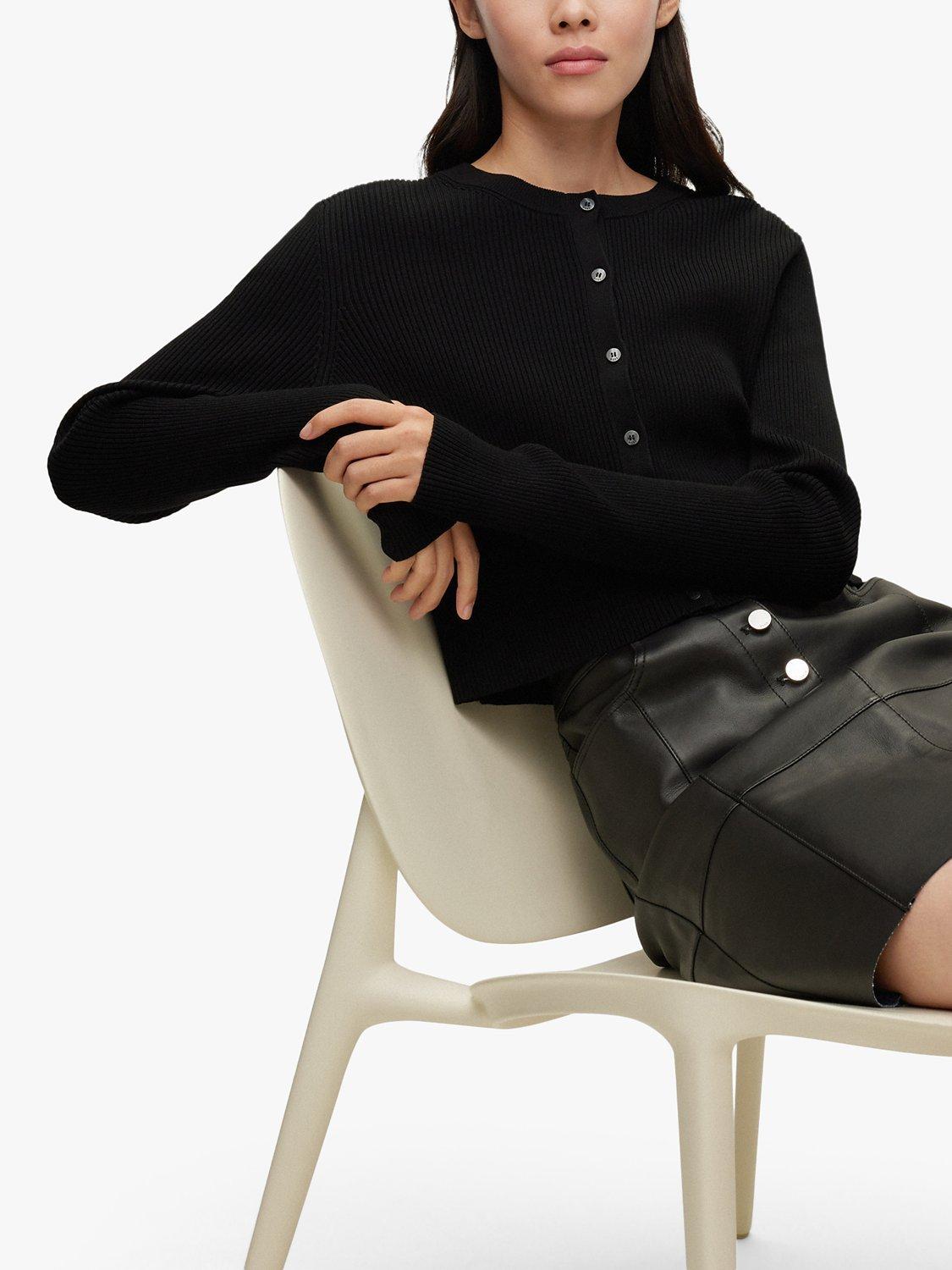 Product image 5 of 5, which shows HUGO BOSS Fahara Cardigan, Black, XL