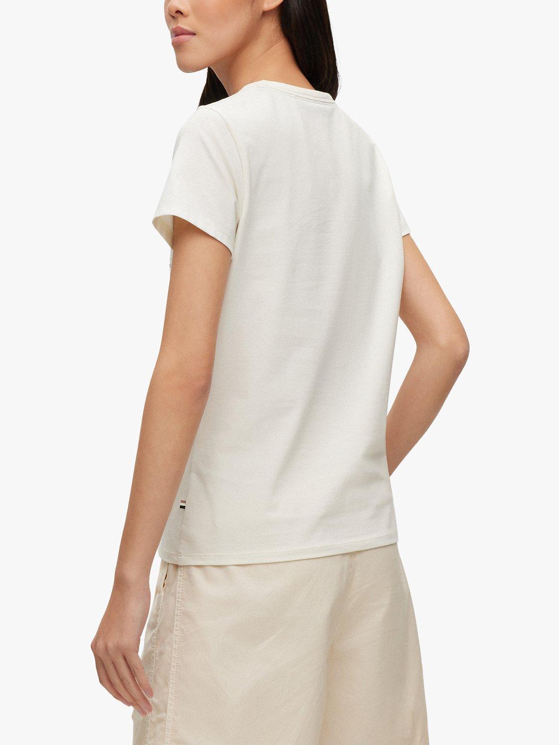 Product image 2 of 5, which shows HUGO BOSS Eventsa Logo T-Shirt, Open White, XL
