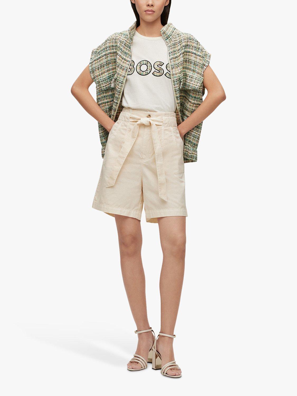 Product image 3 of 5, which shows HUGO BOSS Eventsa Logo T-Shirt, Open White, XL