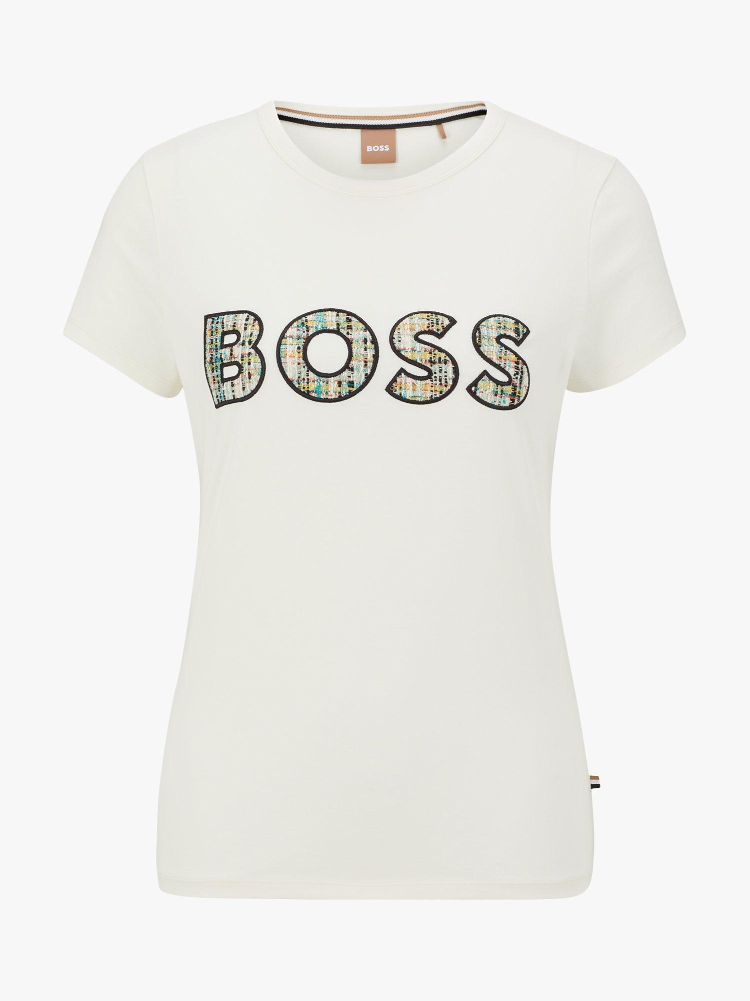 Product image 4 of 5, which shows HUGO BOSS Eventsa Logo T-Shirt, Open White, XL