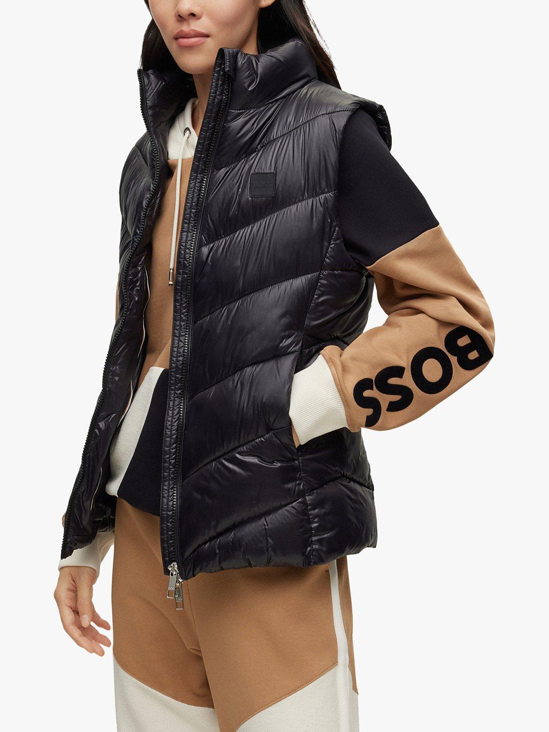 HUGO BOSS Palisa Padded Gilet, Black